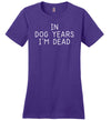 In Dog Years I'm Dead Canvas