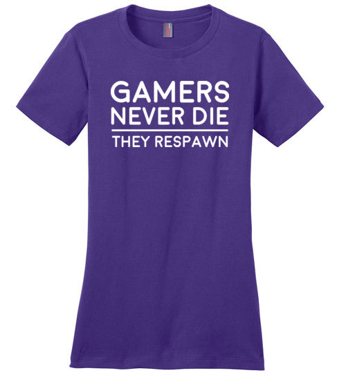 Gamers Never Die Canvas