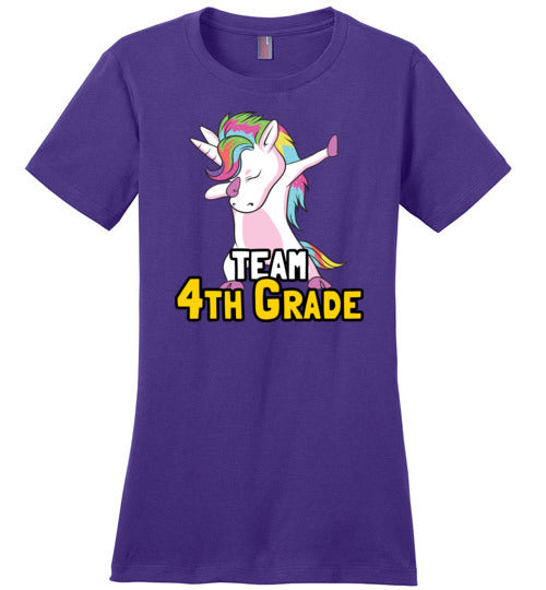 Dabbing Unicorn Team Fourth Grade