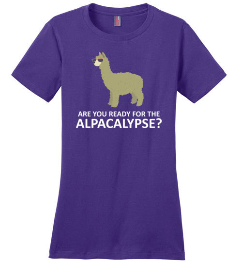 Alpacalypse Are You Ready Canvas