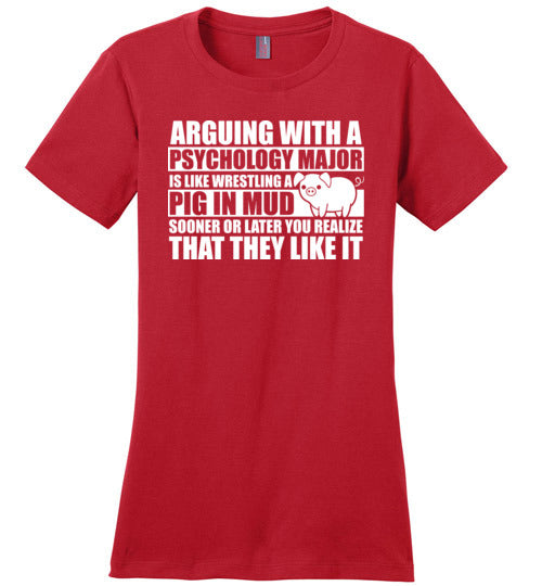Arguing With A Psychology Major Pig In Mud