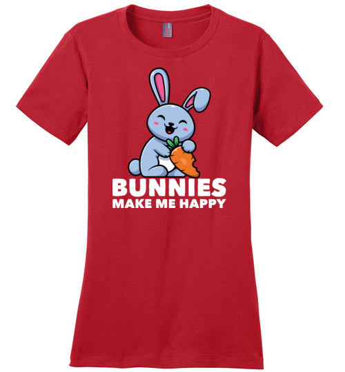 Bunnies Make Me Happy Canvas