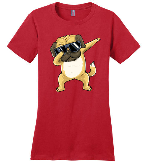 Dabbing Pug With Sunglasses