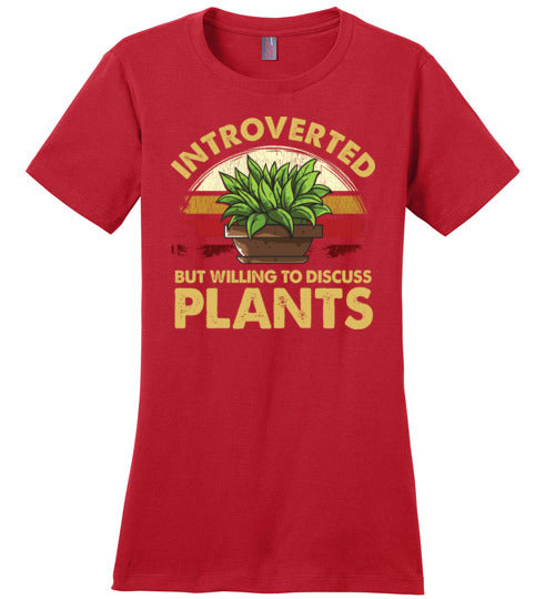 Introverted But Willing To Discuss Plants Colored