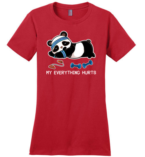 Panda My Everything Hurts Canvas