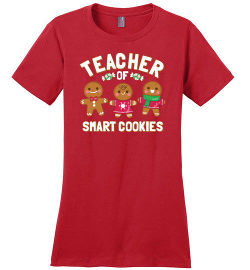 Gingerbread Teacher Of Smart Cookies Canvas