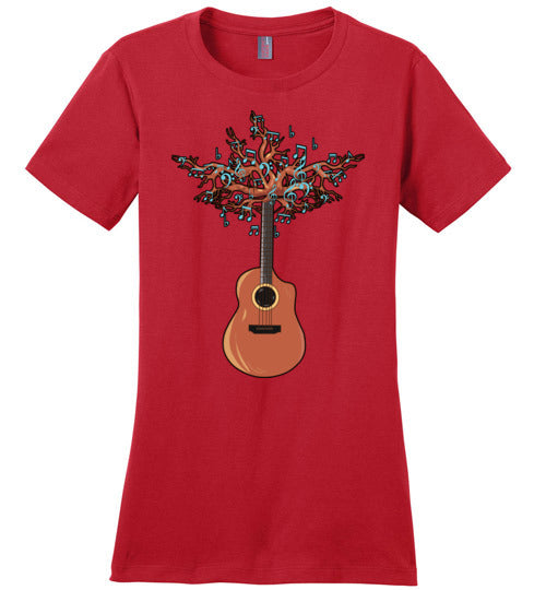 Guitar Music Tree Canvas
