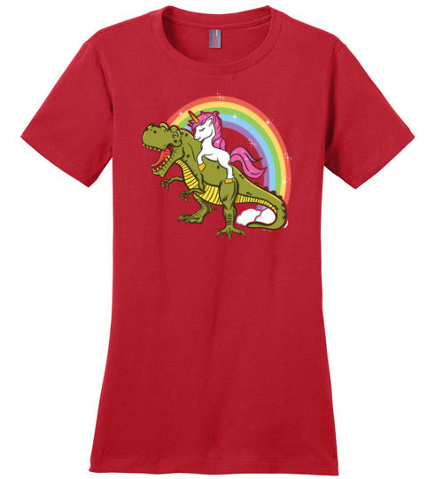 Unicorn Riding T-Rex