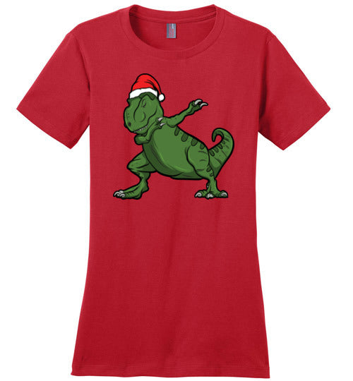 Christmas Dabbing T-Rex