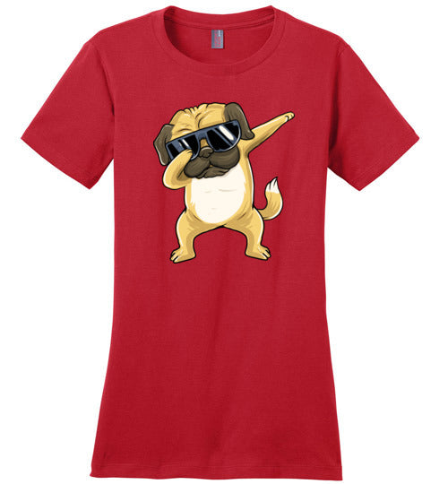 Dabbing Pug With Sunglasses Canvas