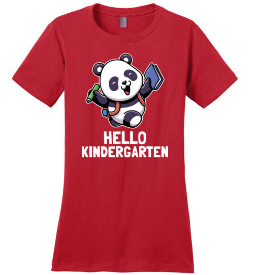 Panda Hello Kindergarten Canvas