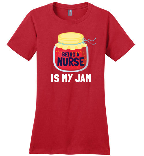 Being a Nurse Is My Jam Canvas