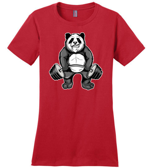 Strong Panda Weightlifting Gym Canvas