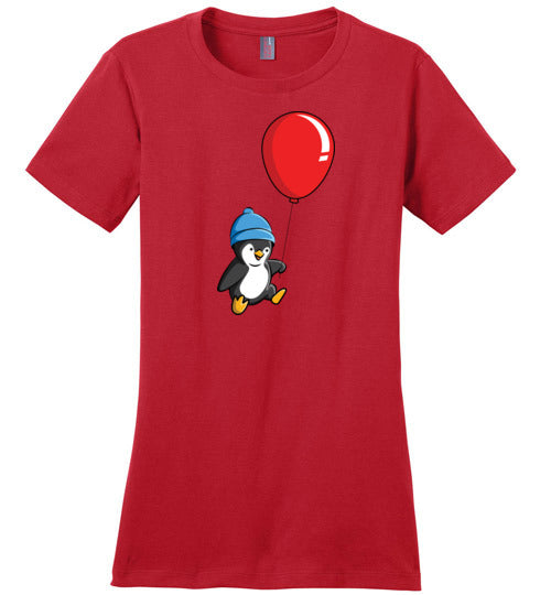 Penguin Can Fly Balloon Canvas