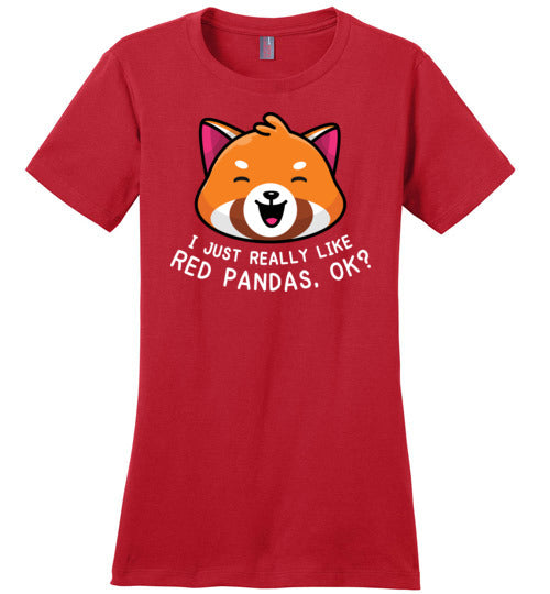 Just Really Like Red Pandas Canvas