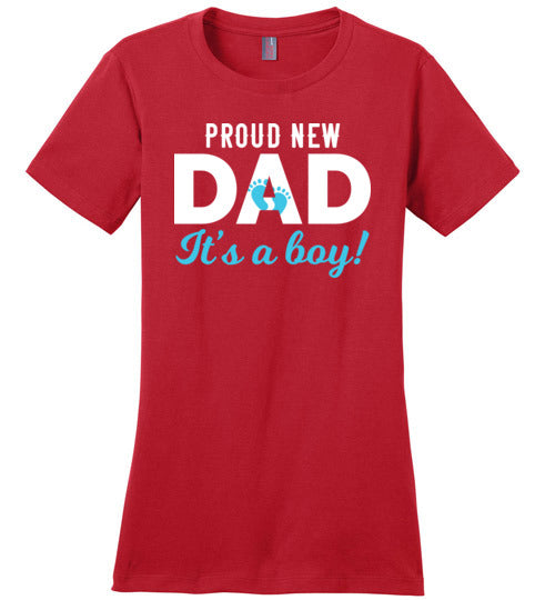 Proud New Dad Boy Canvas