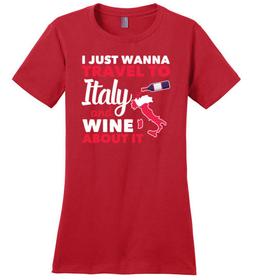 Italy Wine Travel Canvas