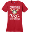 Diamonds Are A Girl's Best Friend Baseball