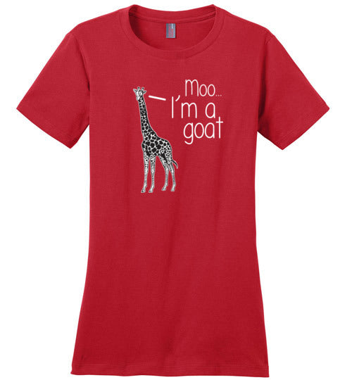 Giraffe Moo I'm A Goat