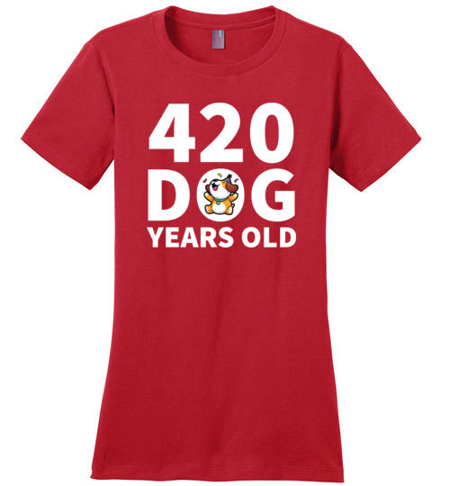 420 Dog Years Old Canvas
