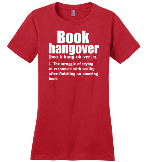 Book Hangover Definition Canvas