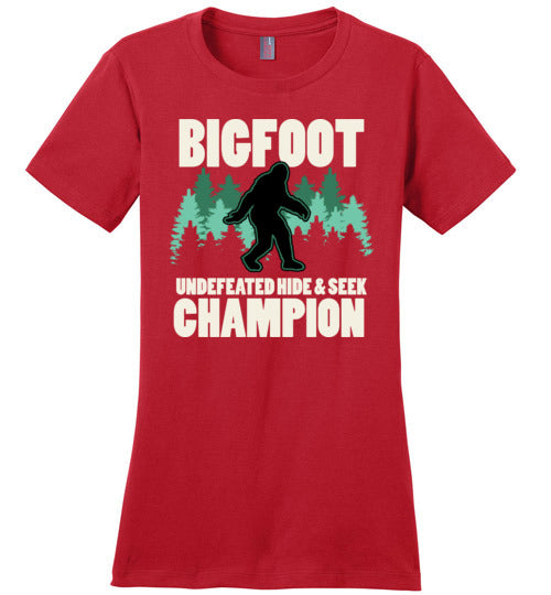 Bigfoot Hide And Seek Champion Canvas