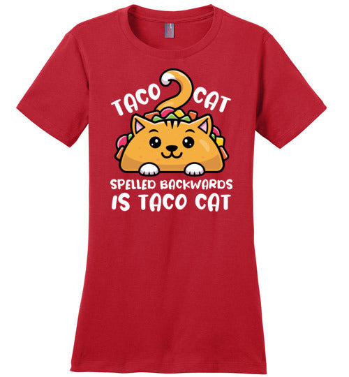 Taco Cat Spelled Backwards Canvas