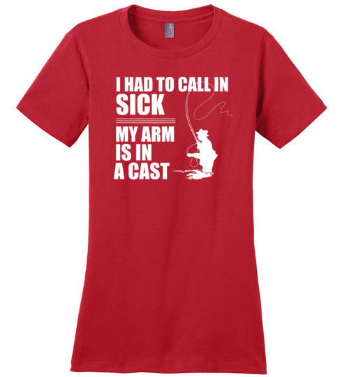 Fishing Call In Sick Arm In A Cast