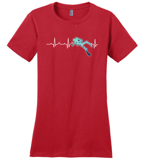 Scuba Heartbeat Canvas
