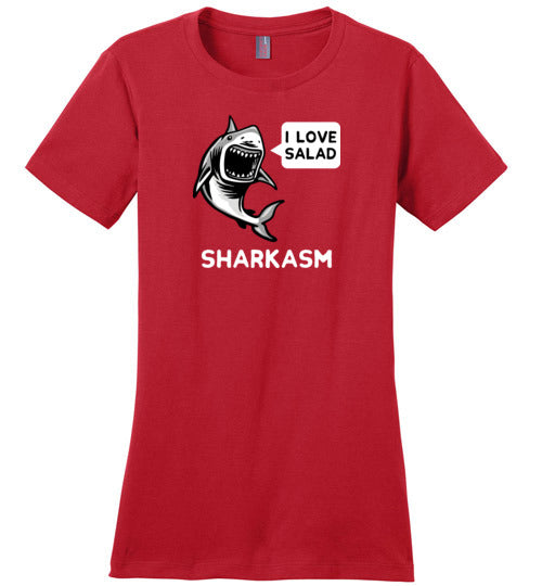 Sharkasm I Love Salad