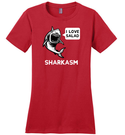 Sharkasm Love Salad Canvas