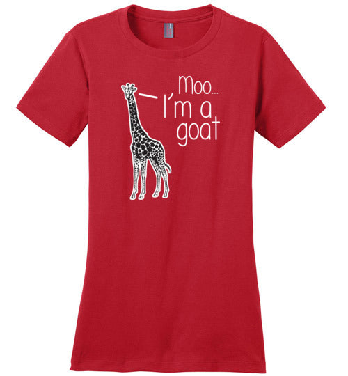 Moo Giraffe Goat Canvas