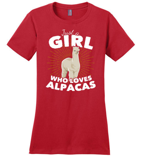 Just A Girl Who Loves Alpacas Canvas