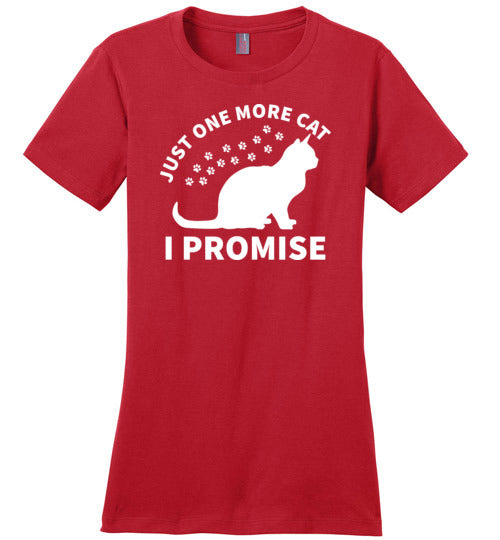 Just One More Cat I Promise Canvas