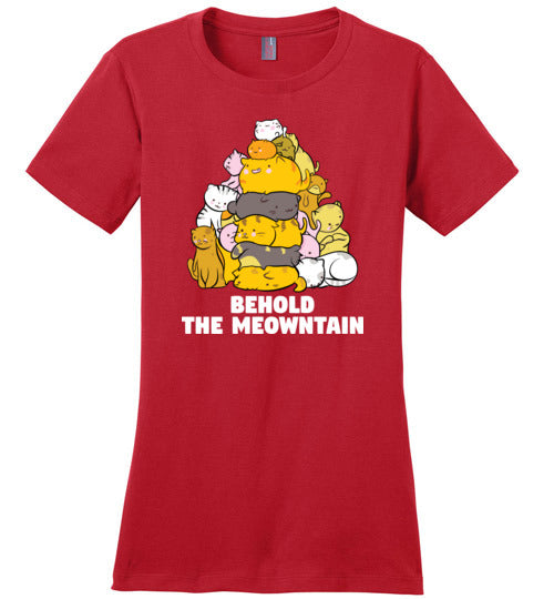 Behold The Meowntain Canvas