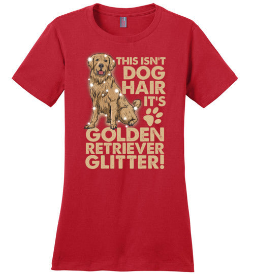 Golden Retriever Glitter Canvas