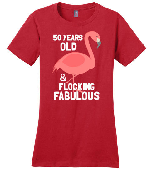 50th Birthday Flamingo Fabulous