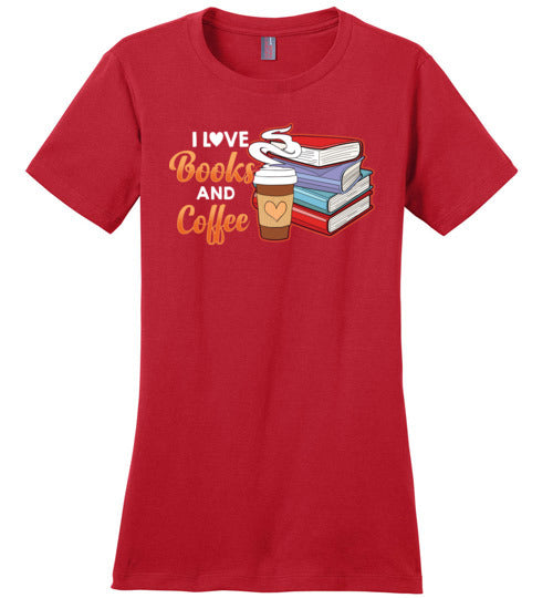 I Love Books And Coffee Canvas