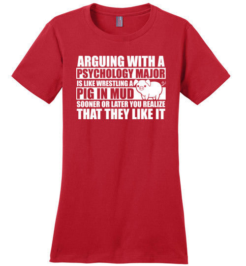 Psychology Major Pig In Mud Canvas