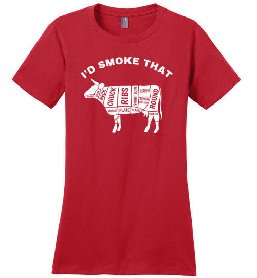 Id Smoke That Beef BBQ Canvas