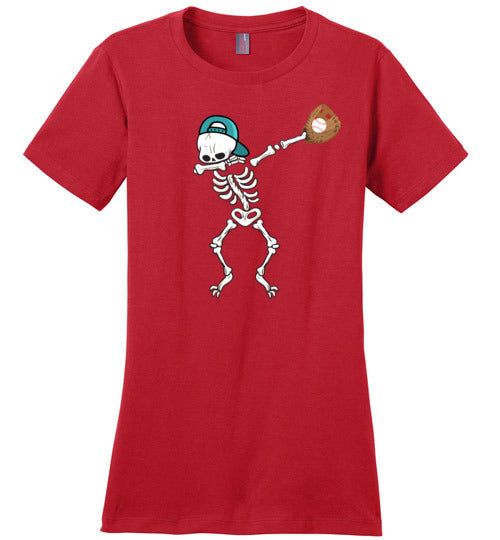 Baseball Dabbing Skeleton Canvas