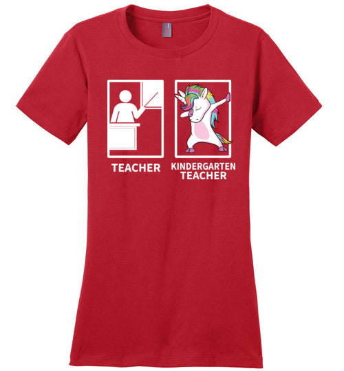 Dabbing Kindergarten Unicorn Teacher