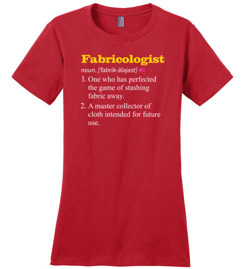 Fabricologist Definition