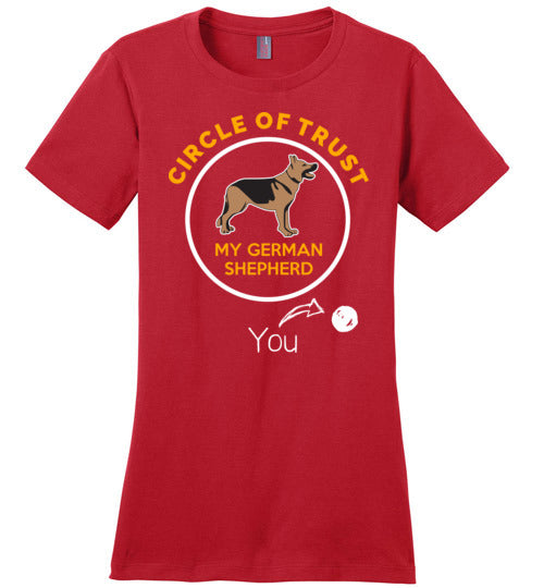 German Shepherd Circle Of Trust Canvas