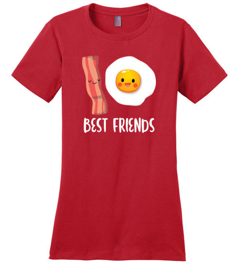 Bacon And Eggs Best Friends Canvas