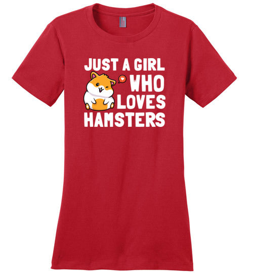 Just a girl Who Loves Hamsters Canvas