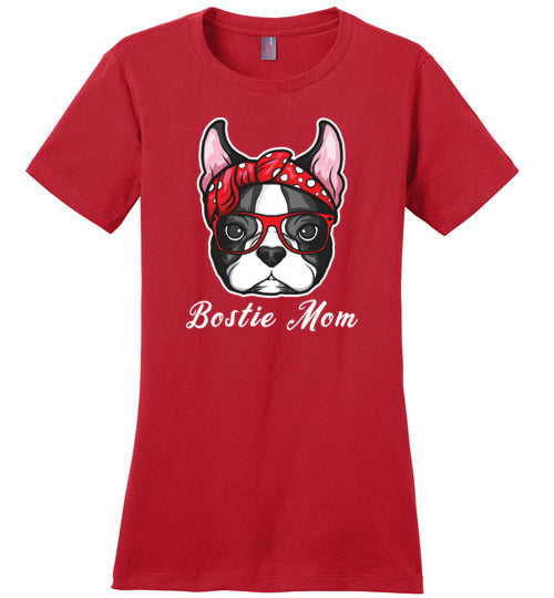 Boston Terrier Bostie Mom Canvas