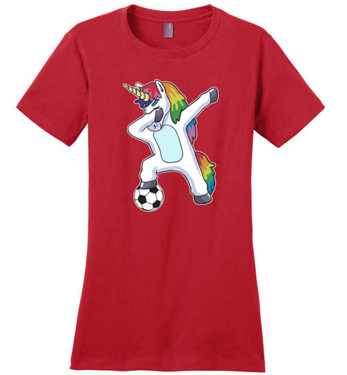Soccer Dabbing Unicorn Canvas