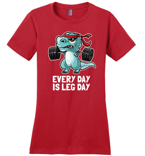 T-Rex Workout Every Day Is Leg Day Canvas