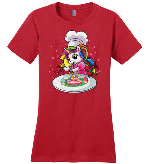 Unicorn Baking Cupcakes